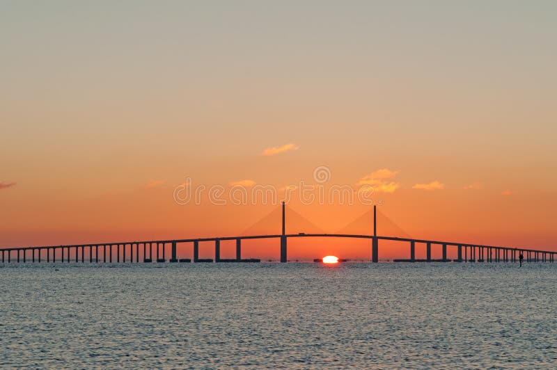 Sonnenschein Skyway Brücke stockbilder Sonnenschein Skyway Brücke stockbilder