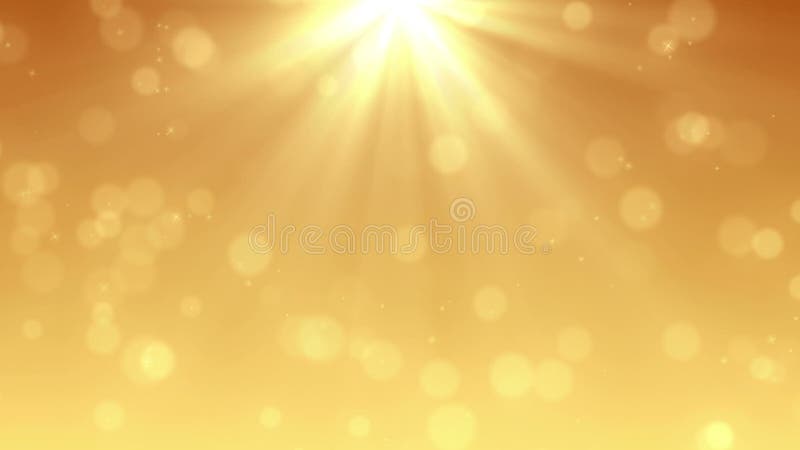 Sonnenstrahl und Partikel Loopable winken Hintergründe - goldene Farbe zu