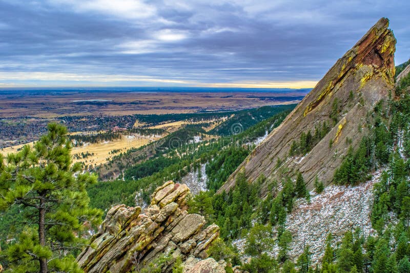 Sonnenuntergang in Boulder, Colorado