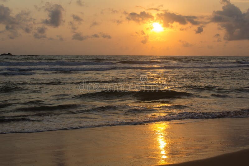 Sonnenuntergang in Sri Lanka lizenzfreie stockbilder Sonnenuntergang in Sri Lanka lizenzfreie stockbilder