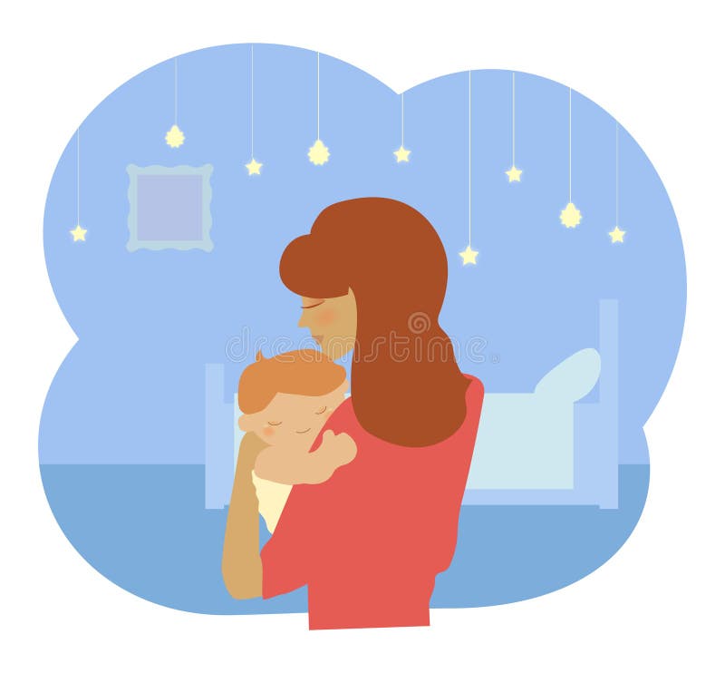 Sono doce ilustração stock