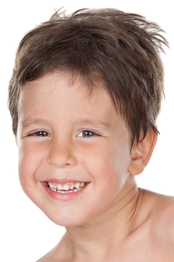 Sonrisa adorable del niño imágenes de archivo libres de regalías Sonrisa adorable del niño imágenes de archivo libres de regalías