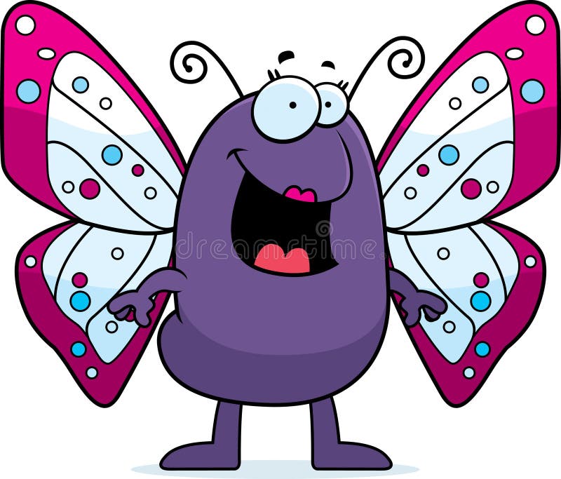 Sonrisa de la mariposa ilustración del vector Sonrisa de la mariposa ilustración del vector