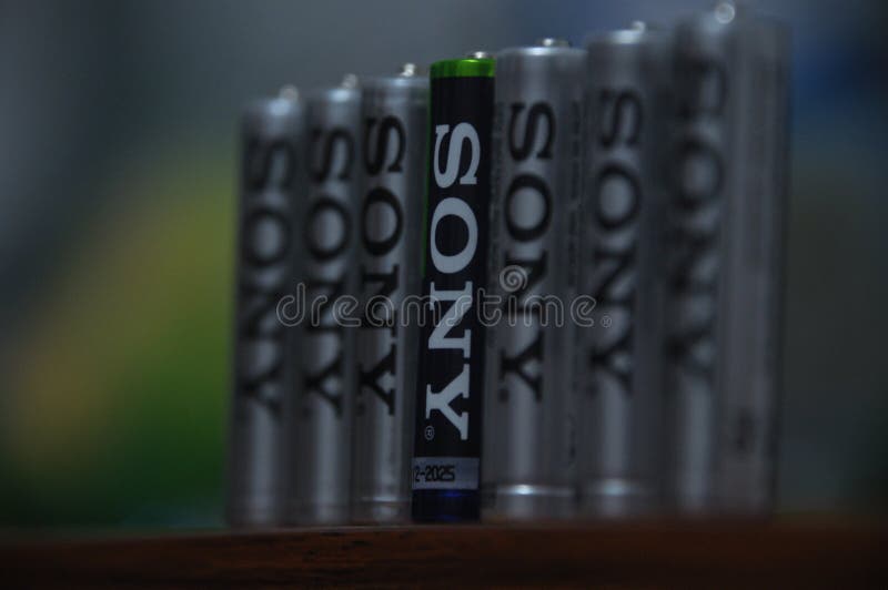Sony baterie 26 04 19 fotografia royalty free Sony baterie 26 04 19 fotografia royalty free