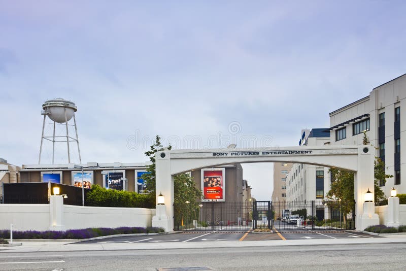 Sony Pictures Entertainment Studio Main Gate Editorial Image Image of