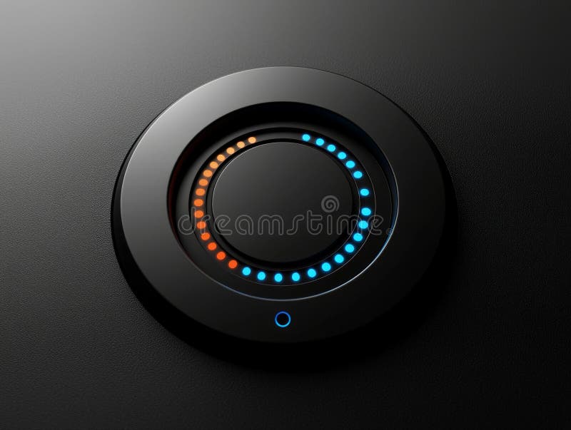 Sophisticated and minimalist loading process is depicted sleek progress bar and circular animation in various shades of gray and black emphasizing simplicity and elegance. AI generated