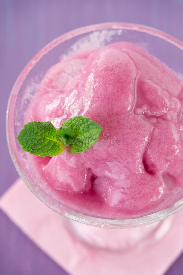 Sorbet stock image. Image of sweet, portion, homemade - 45637723