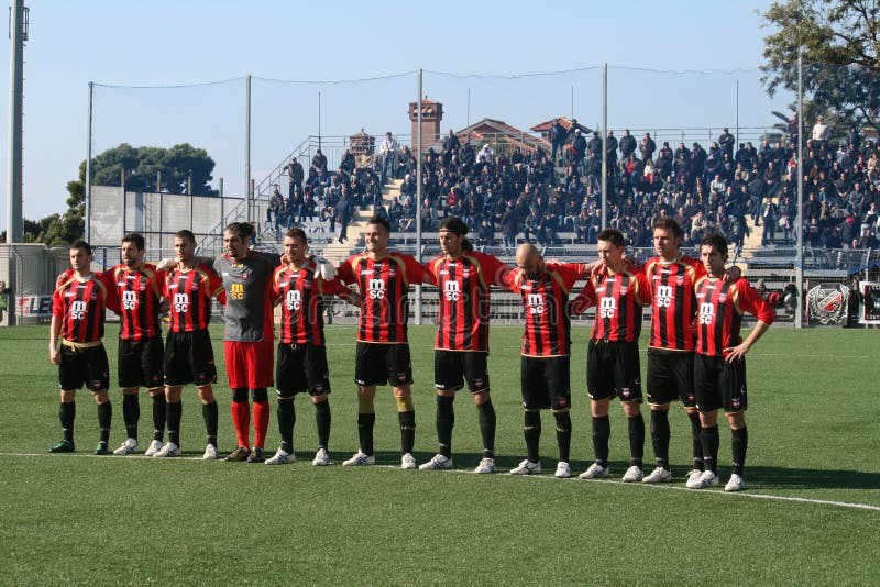 Sorrento football team editorial stock photo. Image of team 24985588
