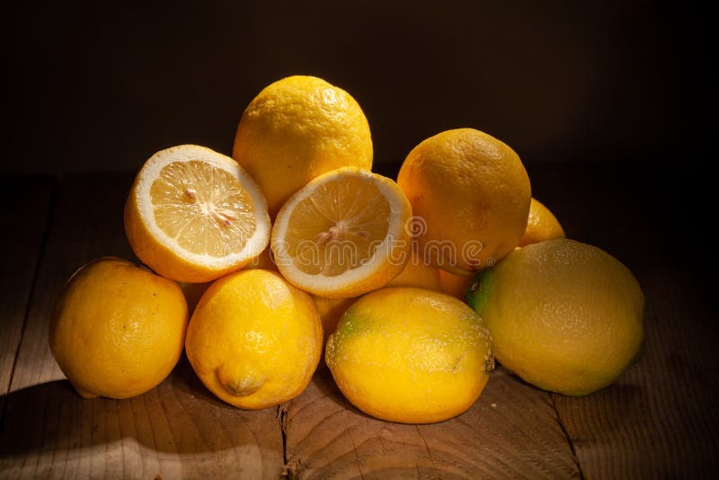 Sorrento lemons seasonal fruit for lemonade or limoncello italy