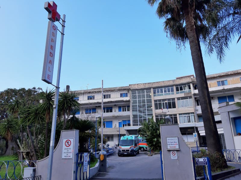 Sorrento Ospedale Santa Maria Della Misericordia Imagen editorial