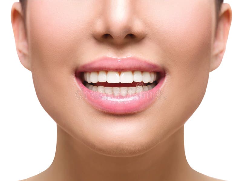 Sorriso saudável Dentes que whitening Cuidado dental fotografia de stock Sorriso saudável Dentes que whitening Cuidado dental fotografia de stock