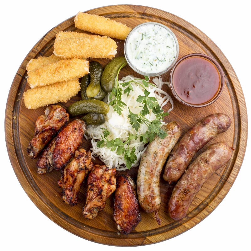 Sortierte Biersn?cke K?sest?cke, in Essig eingelegte Gurken, gegrillte W?rste, Sauerkraut, H?hnerfl?gel stockfotos Sortierte Biersn?cke K?sest?cke, in Essig eingelegte Gurken, gegrillte W?rste, Sauerkraut, H?hnerfl?gel stockfotos
