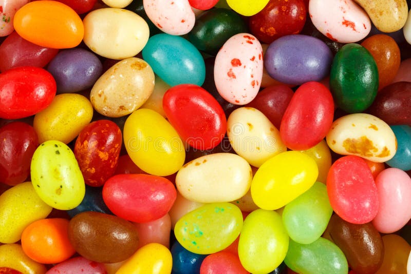 Close up of assorted multicolored jelly beans. Close up of assorted multicolored jelly beans