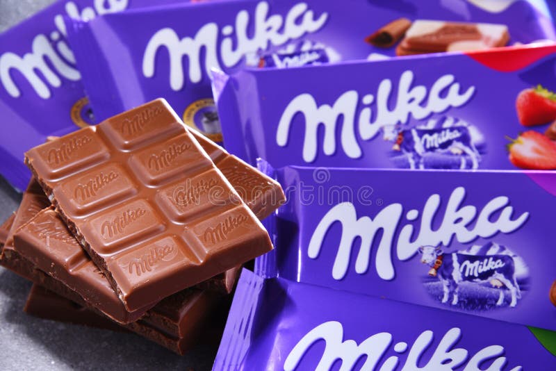 Sortierte Milka-Schokoladen