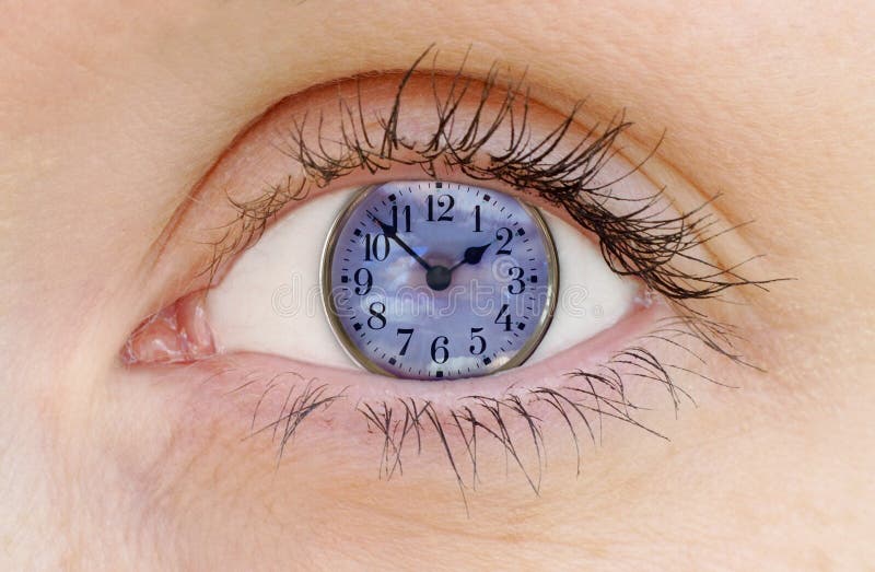 Sorveglianza dell'orologio illustrazione di stock