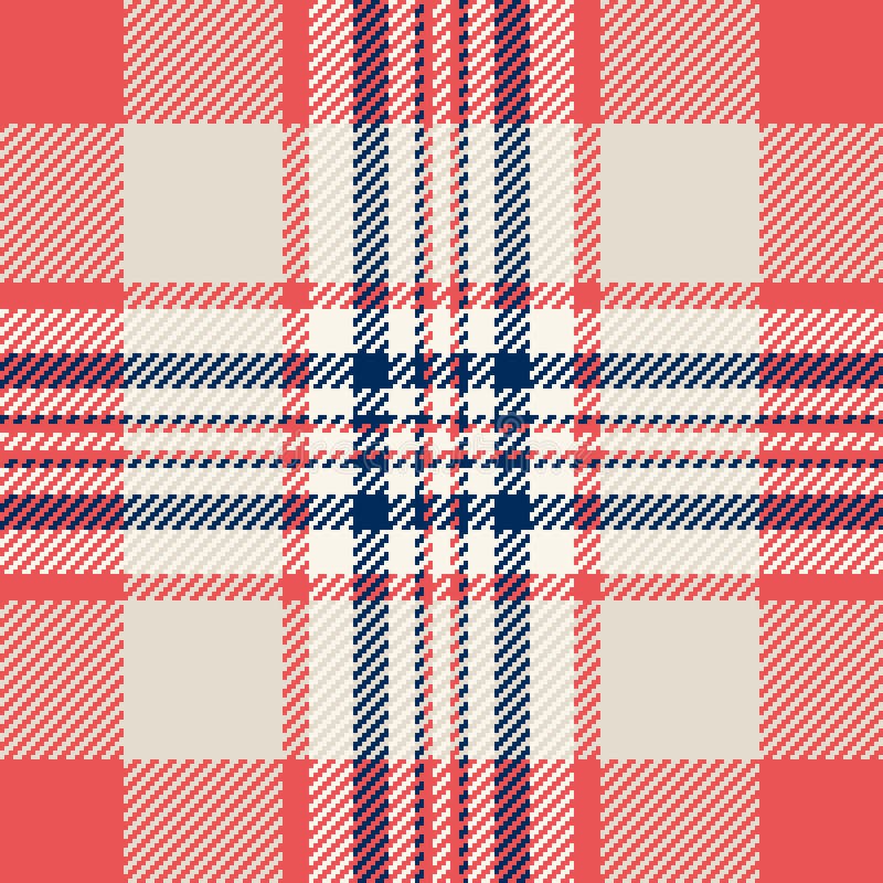 Sorvete de coral vibrante e padrão de apoio da marinha. Perfeito para a moda de têxteis ou para os fundos de sites. Este estilo e ilustração royalty free