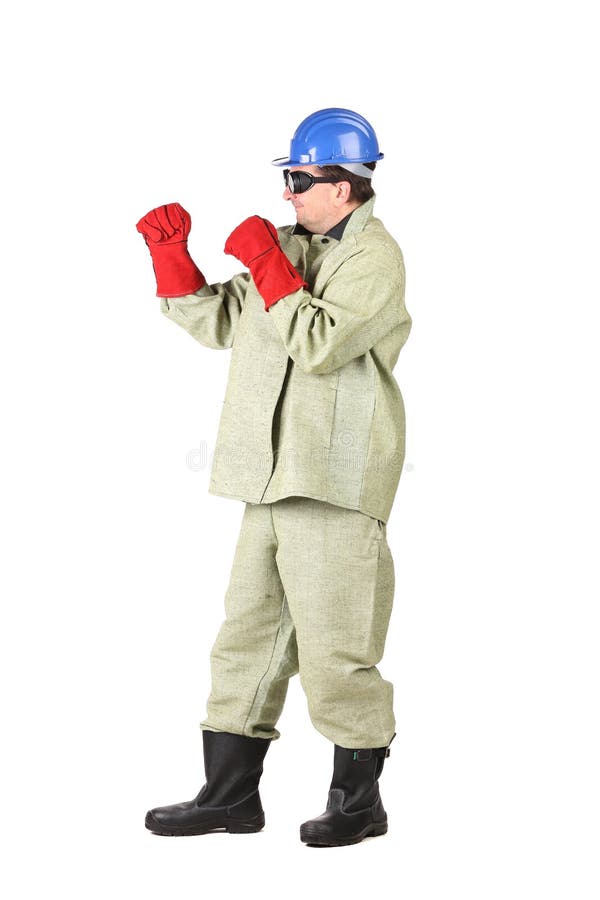 Soudeuse de boxe photographie stock libre de droits Soudeuse de boxe photographie stock libre de droits