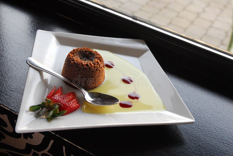 souffle σοκολάτας στοκ εικόνες souffle σοκολάτας στοκ εικόνες