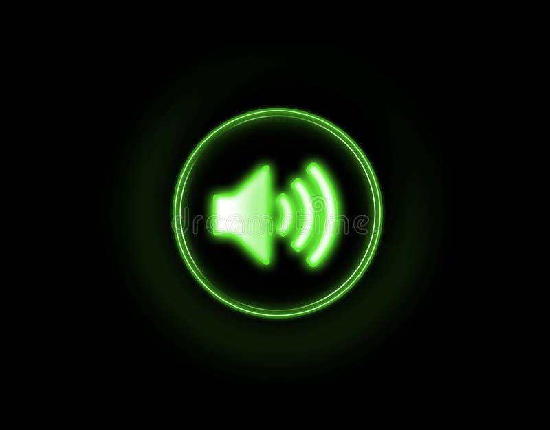 Sound button stock images