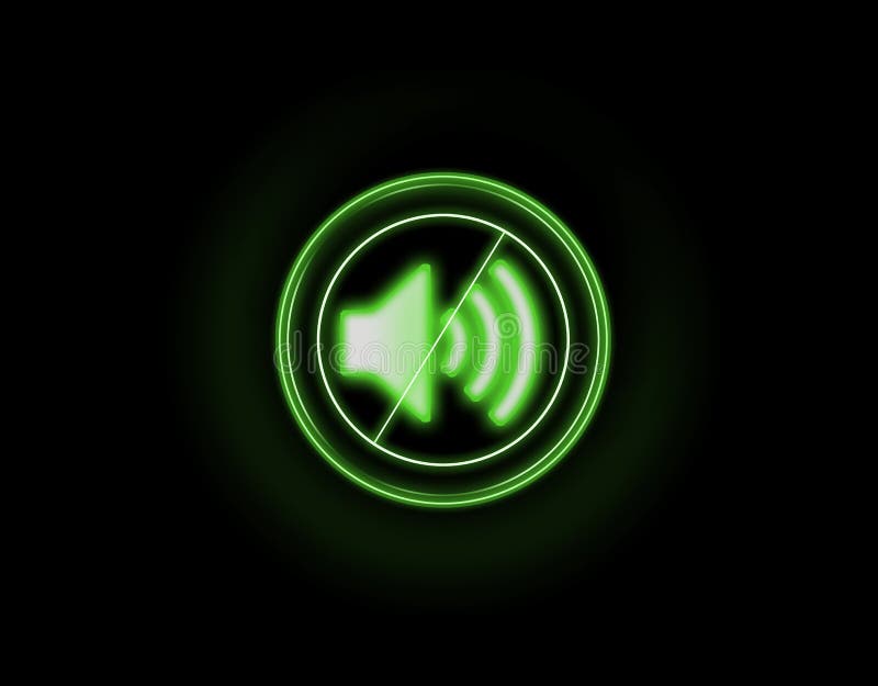 Sound button royalty free stock images