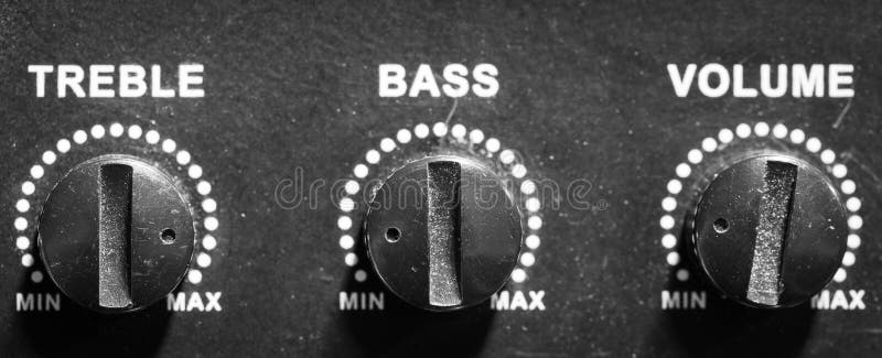 Sound control button royalty free stock photography