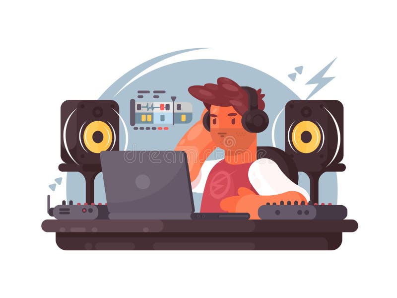 Sound Designer on Workplace Stock Vector - Illustration of concept, desk: 87484290 Sound Designer on Workplace Stock Vector - Illustration of concept, desk: 87484290