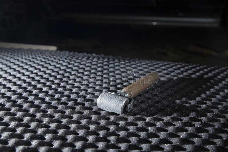 Sound Insulation of the Car. Installation of Sound Insulation Material