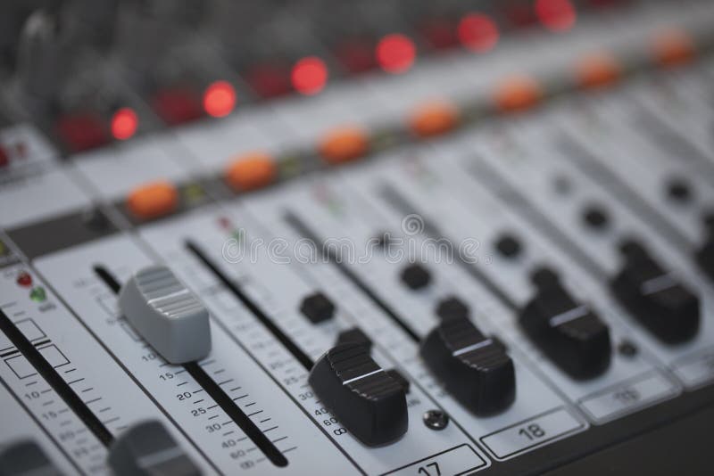 Sound Mixer stock fotografie