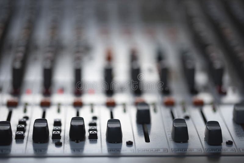 Sound Mixer stock afbeelding