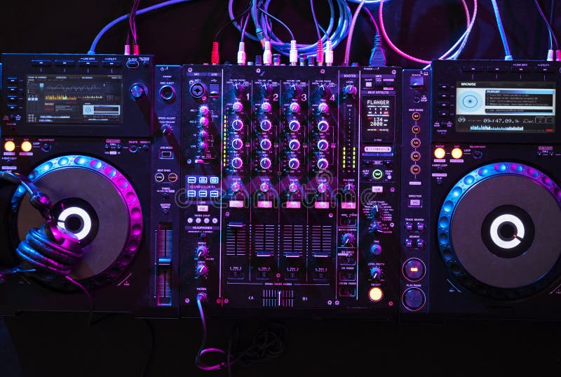 Sound mixer equipment stock image. Image of buttons 102600039