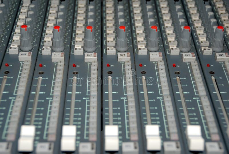 Sound mixing console royalty free stock photography Sound mixing console royalty free stock photography