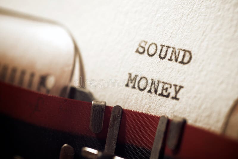 Sound money concept stock image. Image of goal, phrase 224083025