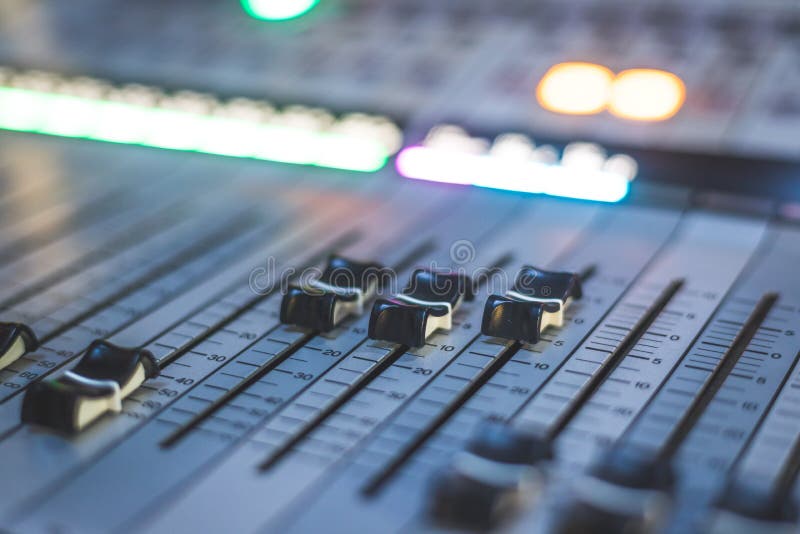 Sound Recording Studio Mixer Desk Professional Music Production