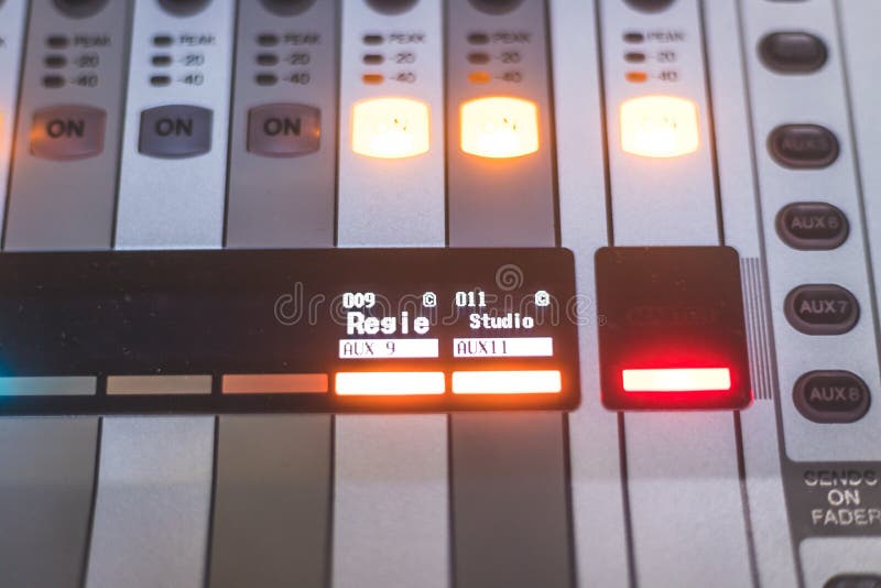 Sound Recording Studio Mixer Desk Professional Music Production