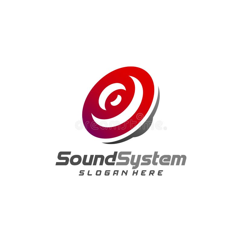 Sound System Logo Design Vector, Sound Logo Template, Concept Design
