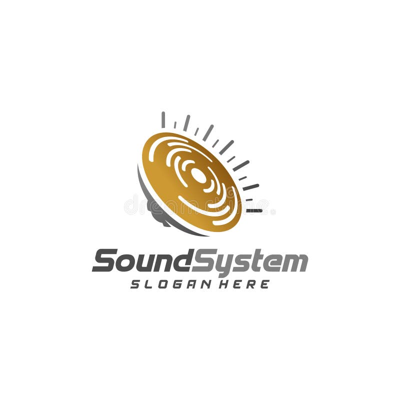 Sound System Logo Design Vector, Sound Logo Template, Concept Design