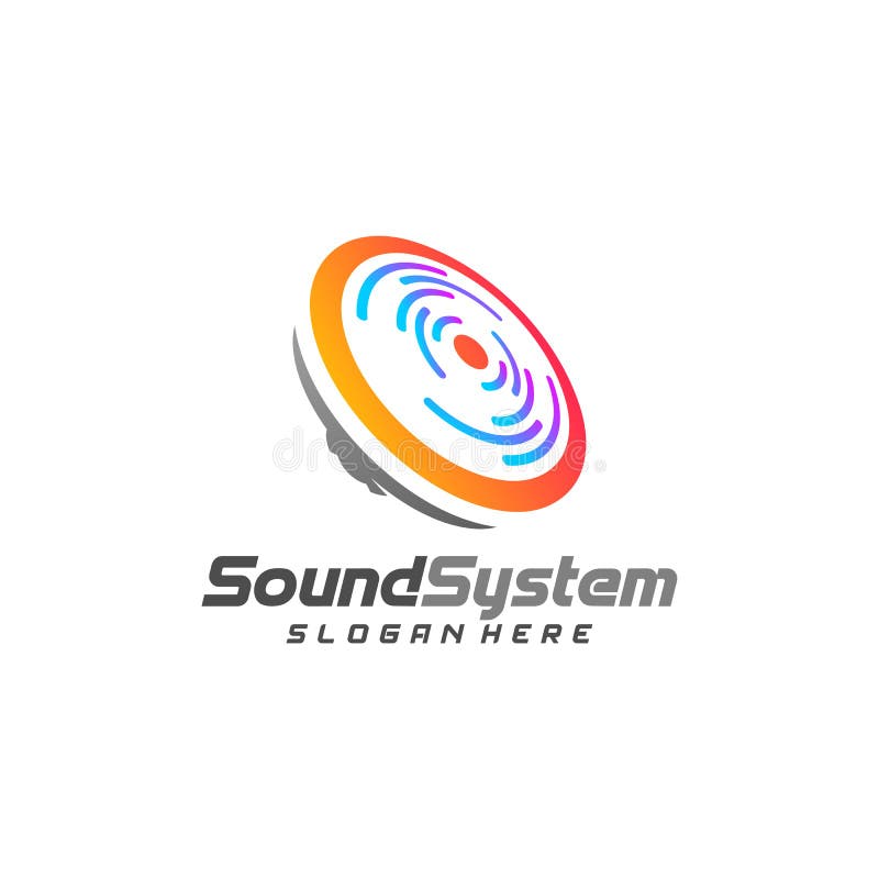 Sound System Logo Design Vector, Sound Logo Template, Concept Design