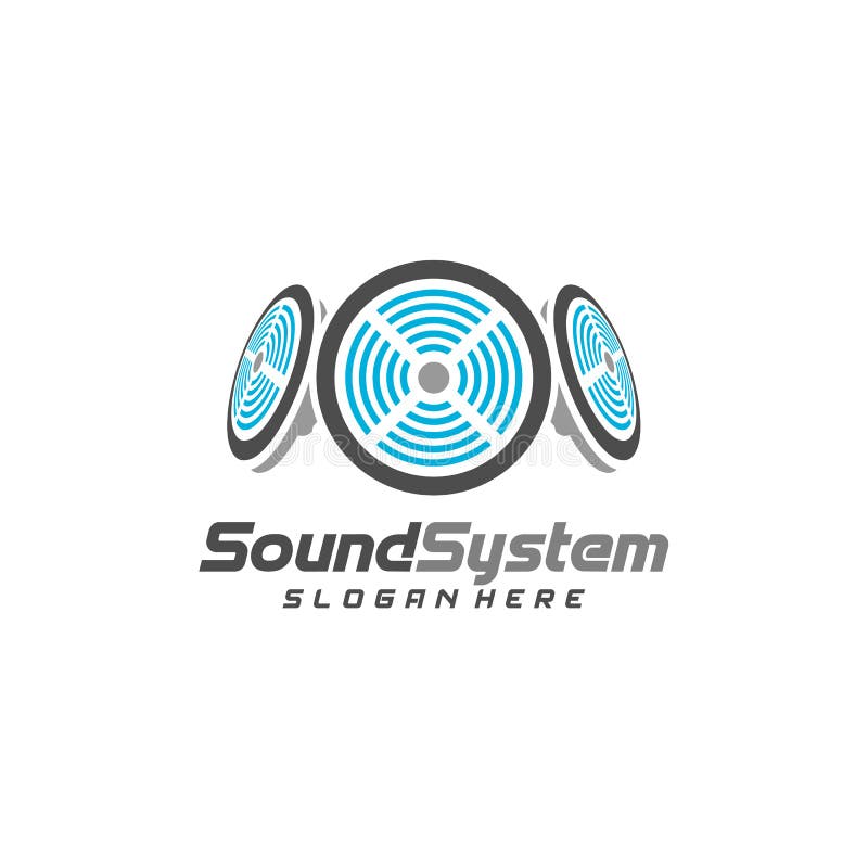 Sound System Logo Design Vector, Sound Logo Template, Concept Design