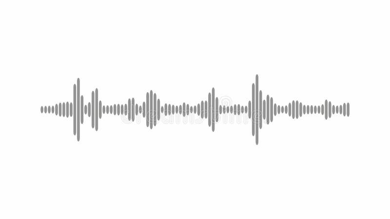 Sound wave, digital equalizer, audio waveform vector illustration
