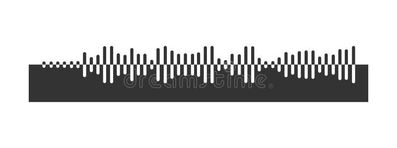 Sound Wave Icon. Equalizer Design. Pulse Pictogram. Signal Sign Stock ...