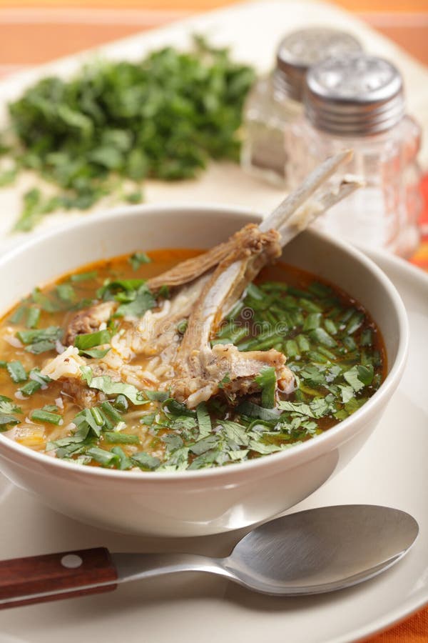 Soup Kharcho stock photo. Image of rice, meat, dinner 22064184