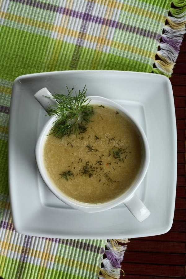 Soup made from white fish