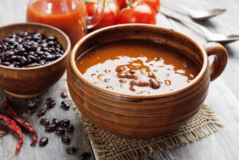 Soup with red bean