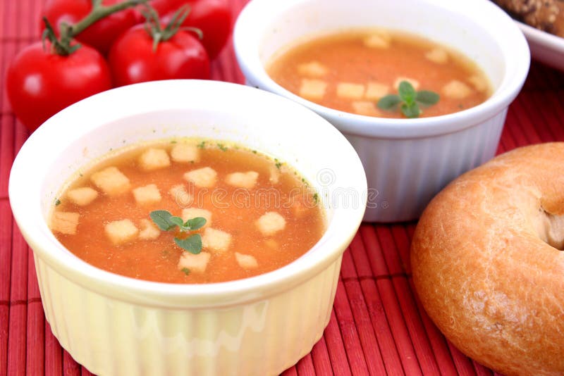 Soup of tomatoes