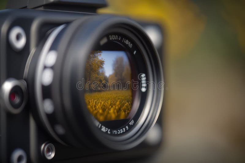 Source of Consciousness, Seen through the Viewfinder of a Camera, with