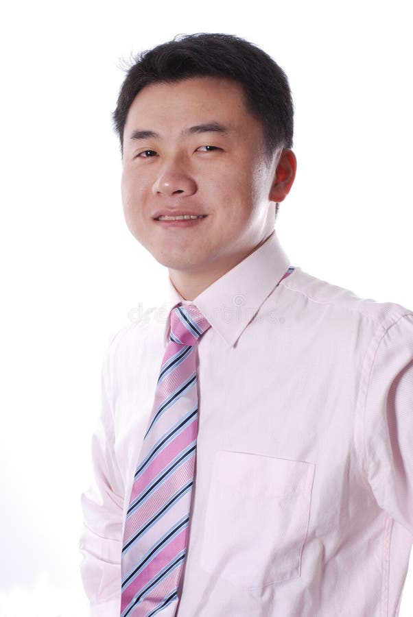 Sourire asiatique d'homme d'affaires photographie stock libre de droits Sourire asiatique d'homme d'affaires photographie stock libre de droits