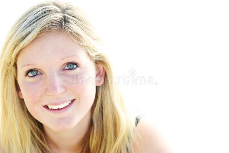 Sourire de jeune femme photo libre de droits Sourire de jeune femme photo libre de droits