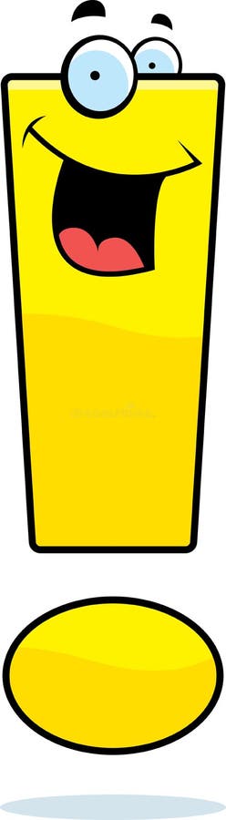 Sourire de point d'exclamation illustration stock Sourire de point d'exclamation illustration stock