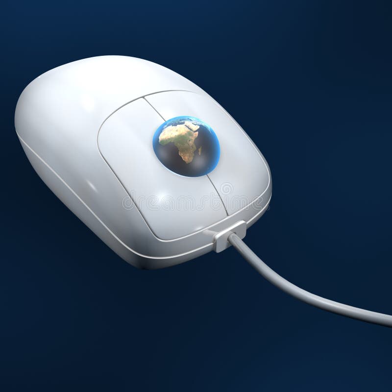 Souris de monde illustration stock Souris de monde illustration stock