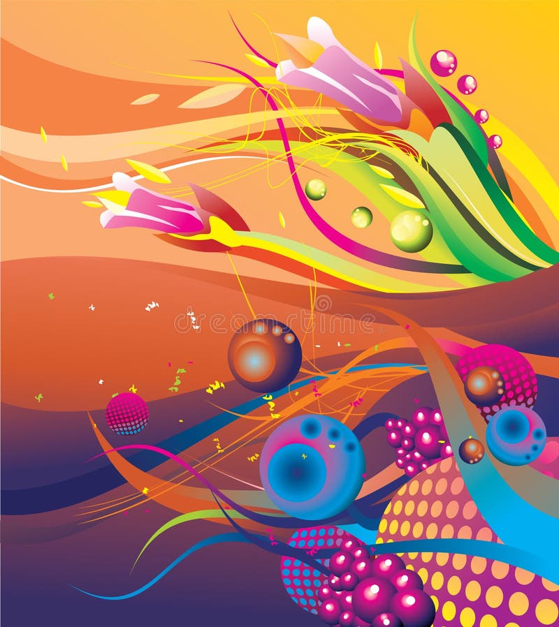 Sous l'abrégé sur mer illustration libre de droits Sous l'abrégé sur mer illustration libre de droits